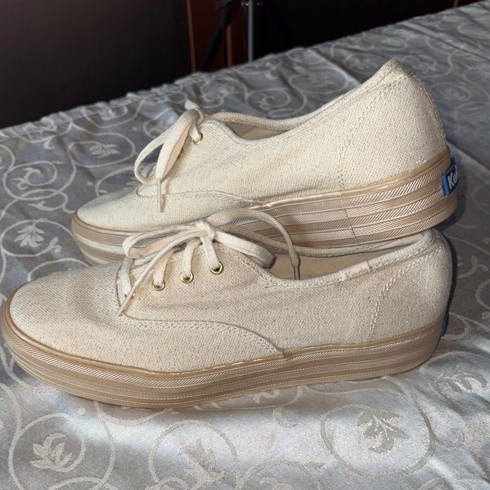 Keds Cream Sneakers Modern Chunky Design - Picture 5 of 15